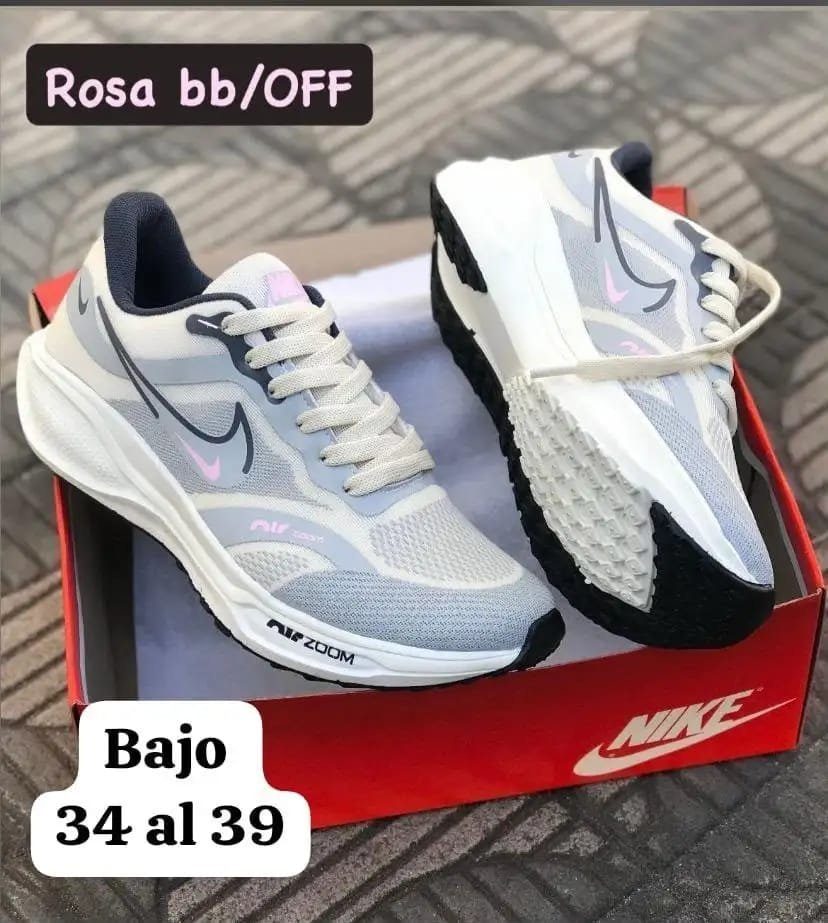 NIKE AIR ZOOM - BCO/OFF/ROSA