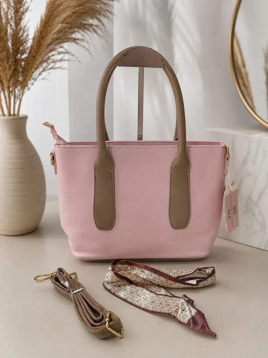 BOLSA FEMININA + ALÇA - ROSA