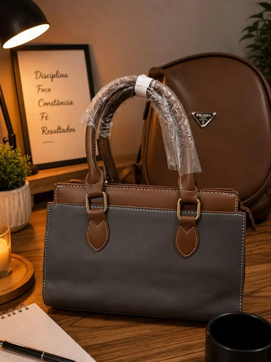 BOLSA LUXO - CINZA