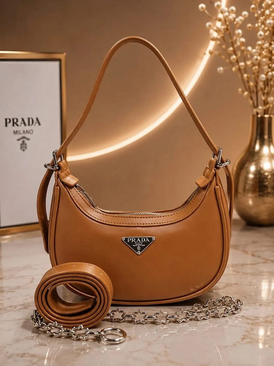 BOLSA PRADA CORRENTE - CARAMELO