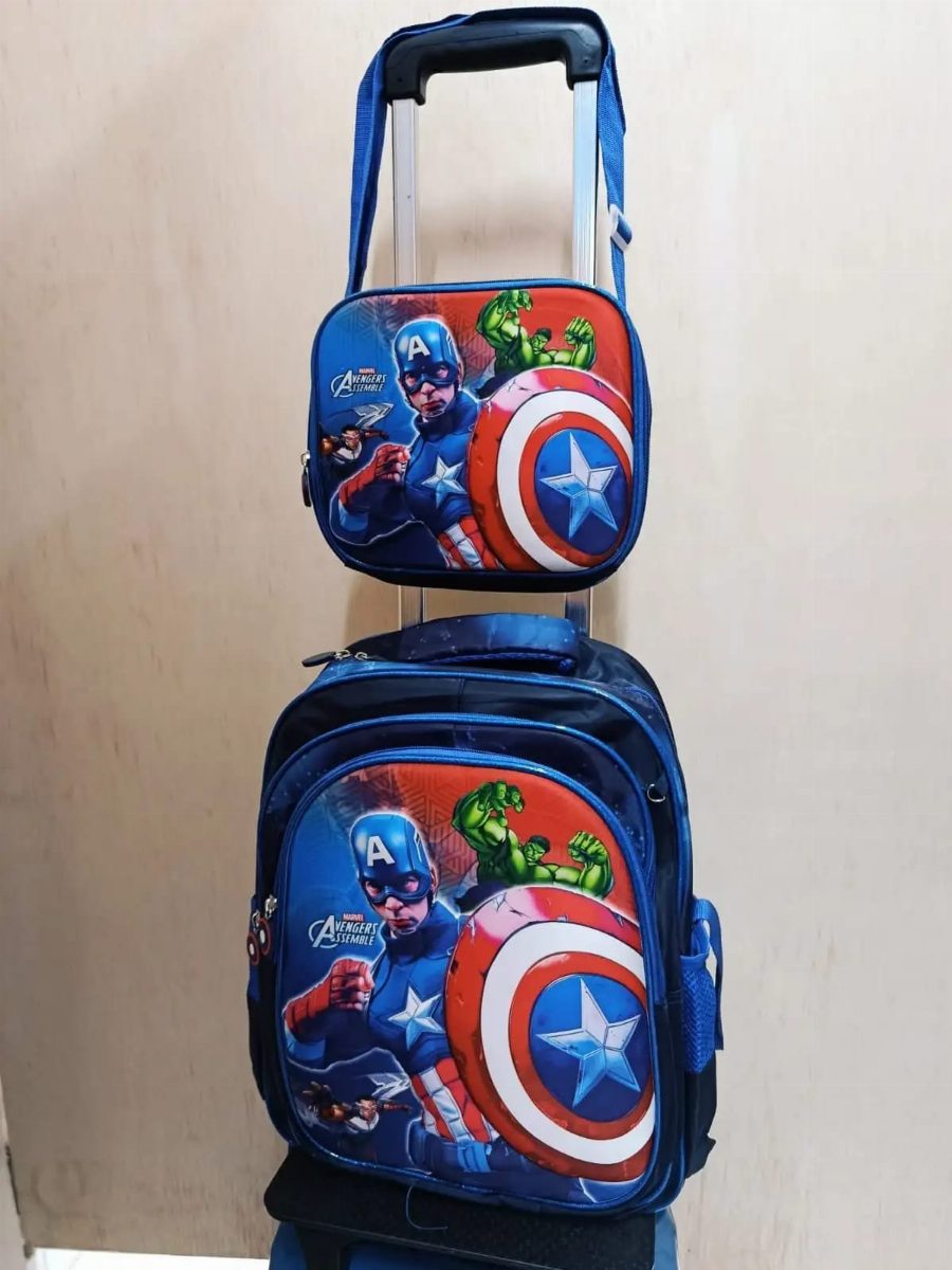 KIT CAPITÃO AMÉRICA - AZUL/AZUL