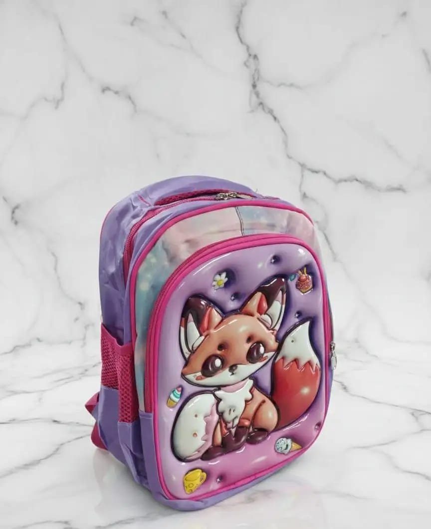 MOCHILA RAPOSA - ROSA/ROXO