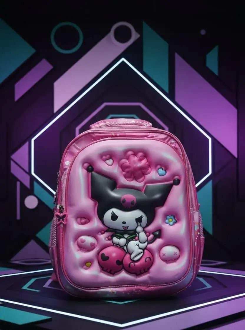 MOCHILA KUROMI - ROSA/ROSA