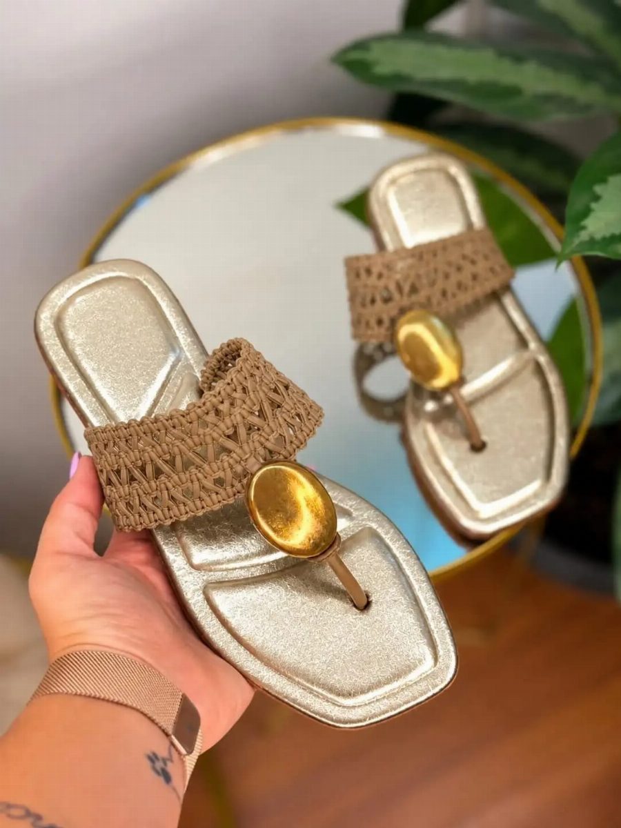 SANDALIA LIA - OURO