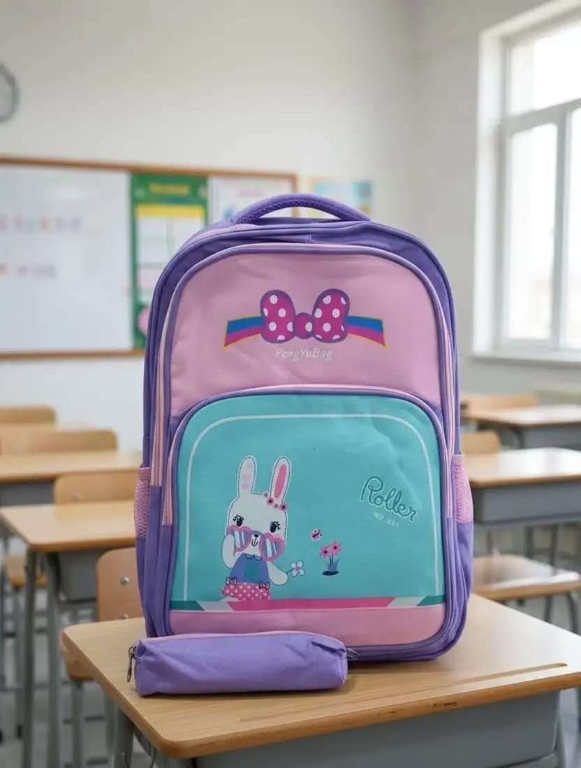 MOCHILA COELHO - LILÁS/ROSA
