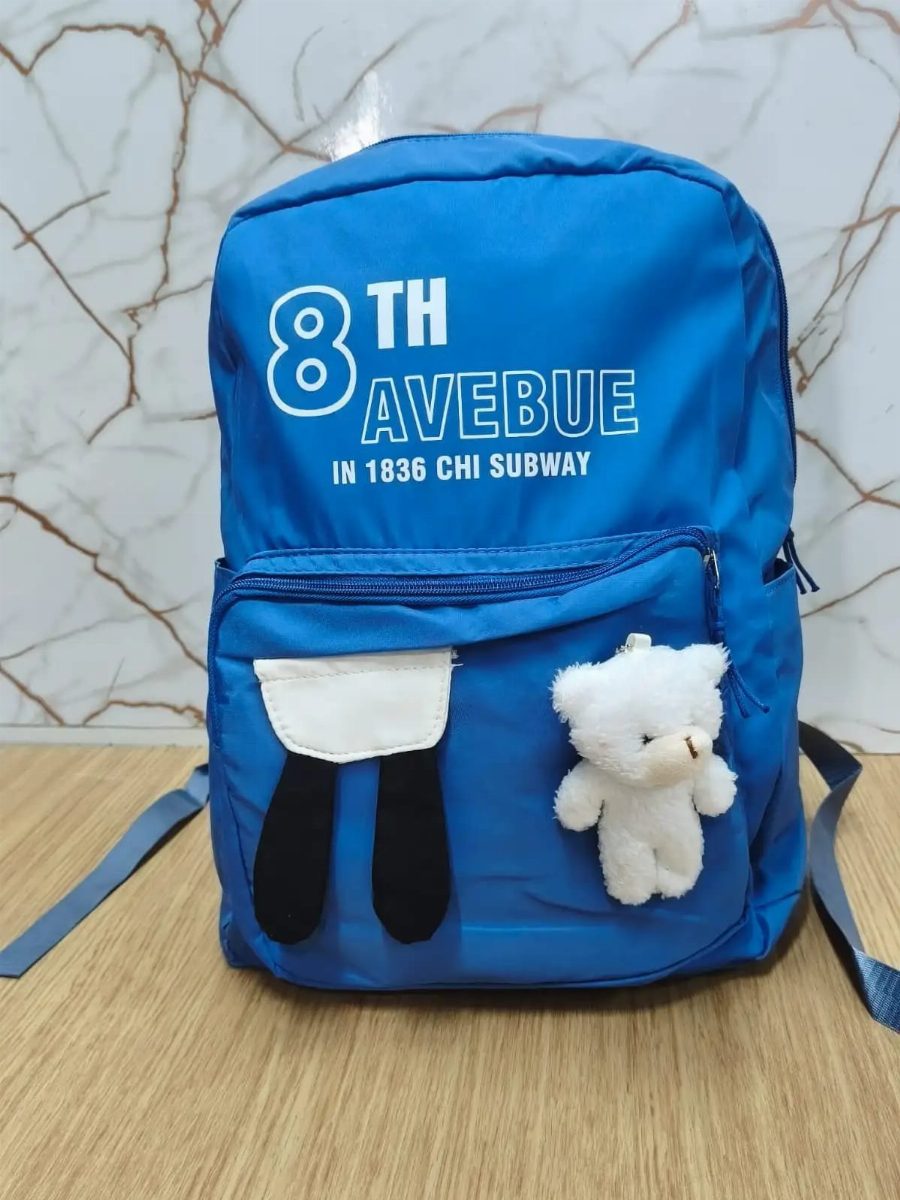MOCHILA JUVENIL URSINHO - AZUL