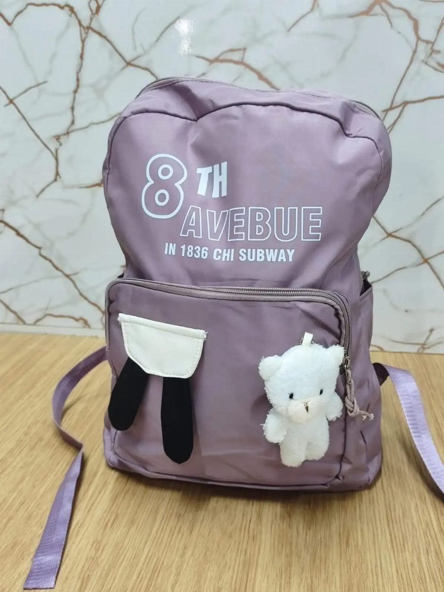 MOCHILA JUVENIL URSINHO - LILÁS