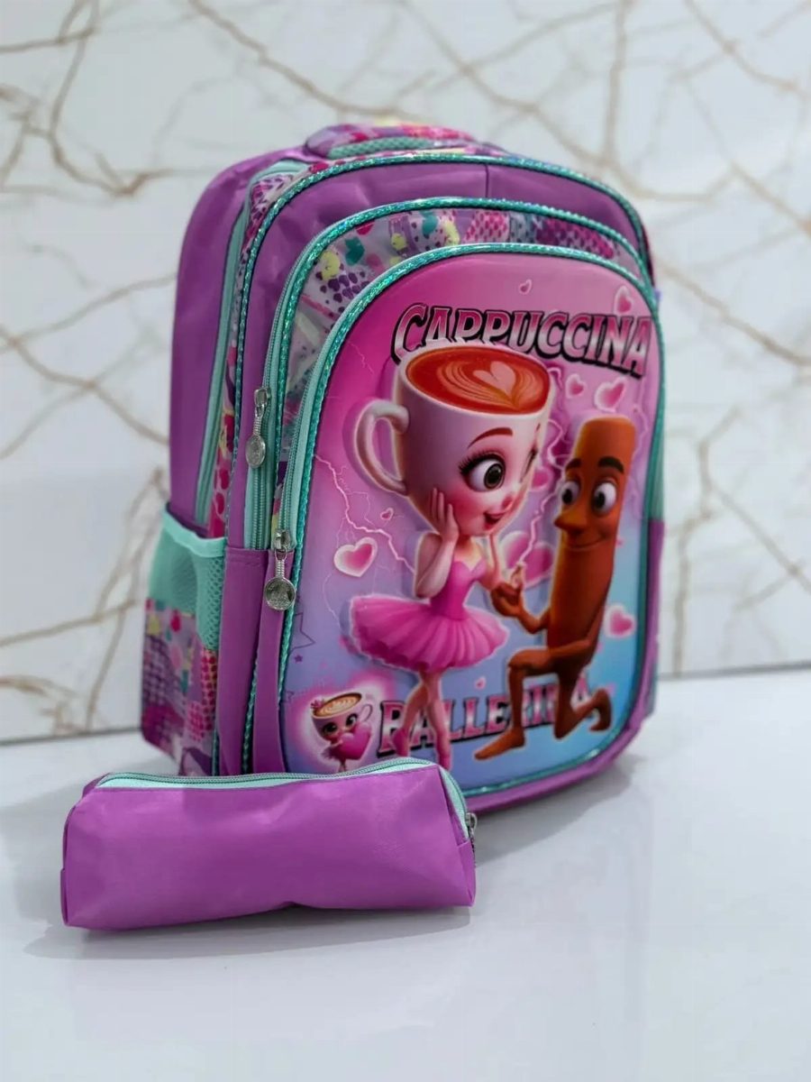 KIT BALLERINA CAPPUCCINA - ROSA/VERDE ÁGUA