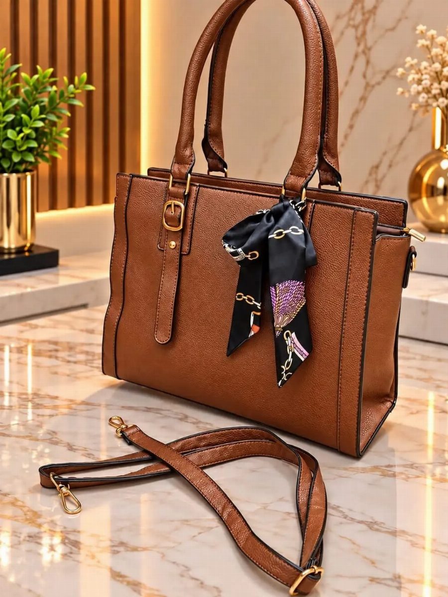 BOLSA FEMININA LAÇO - CARAMELO