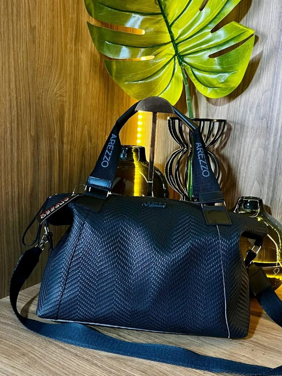BOLSA AREZZO BAÚ - PRETA