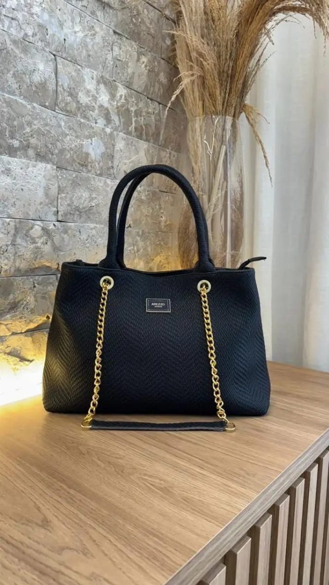 BOLSA AREZZO CORRENTE - PRETA
