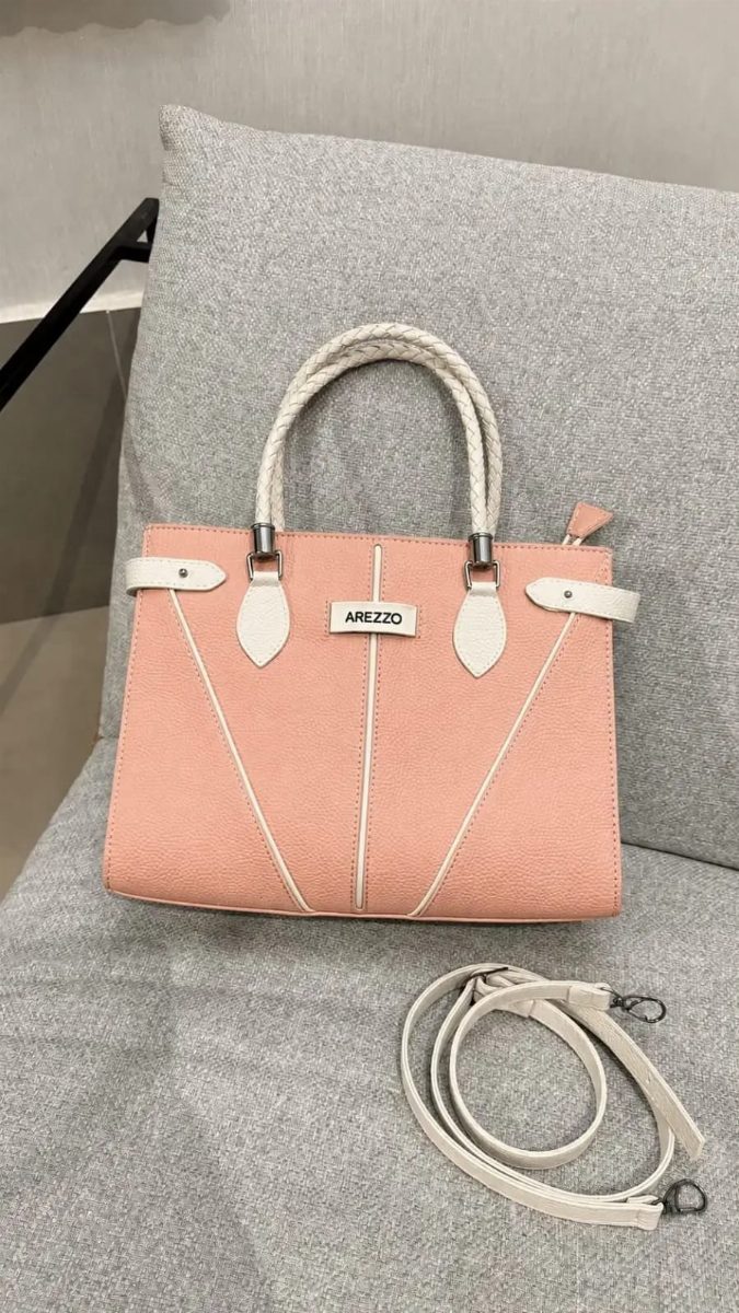BOLSA AREZZO - NUDE/BRANCO