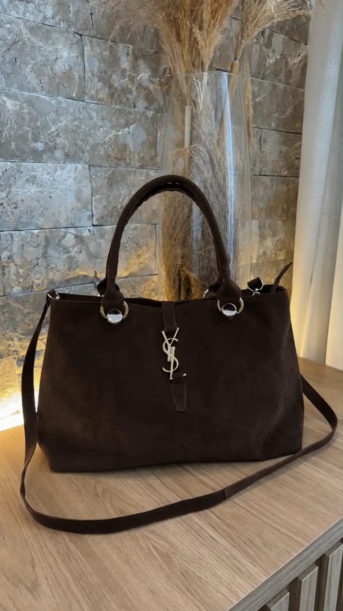 BOLSA YSL - CAFÉ