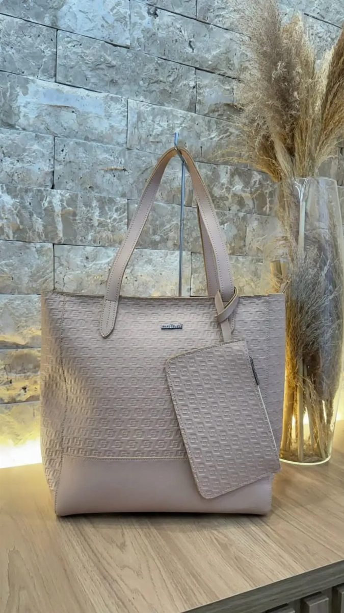 BOLSA COLCCI + CARTEIRA - NUDE