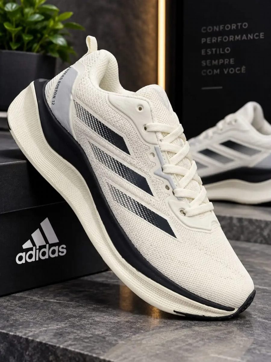 ADIDAS ADIZERO BOSTON 12 - OFF/PRETO