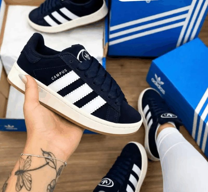 ADIDAS CAMPUS - MARINHO/BCO