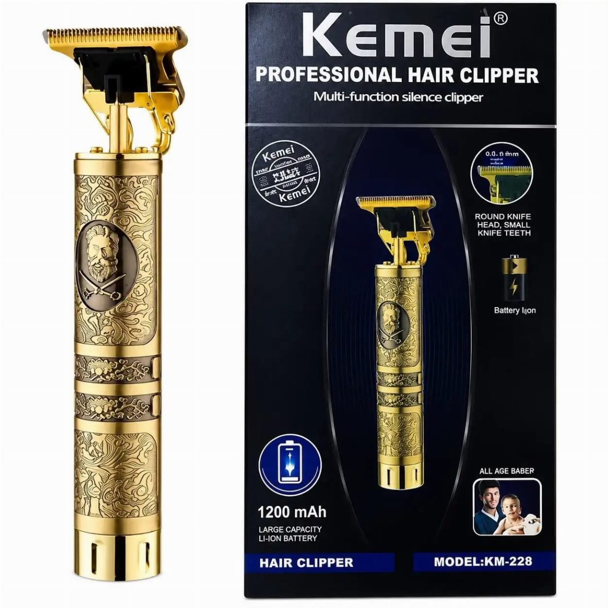 MÁQUINA KEMEI KM-228 01