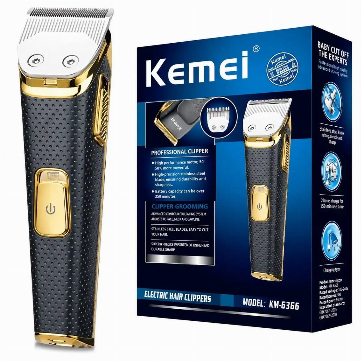 MÁQUINA KEMEI KM-6366 01