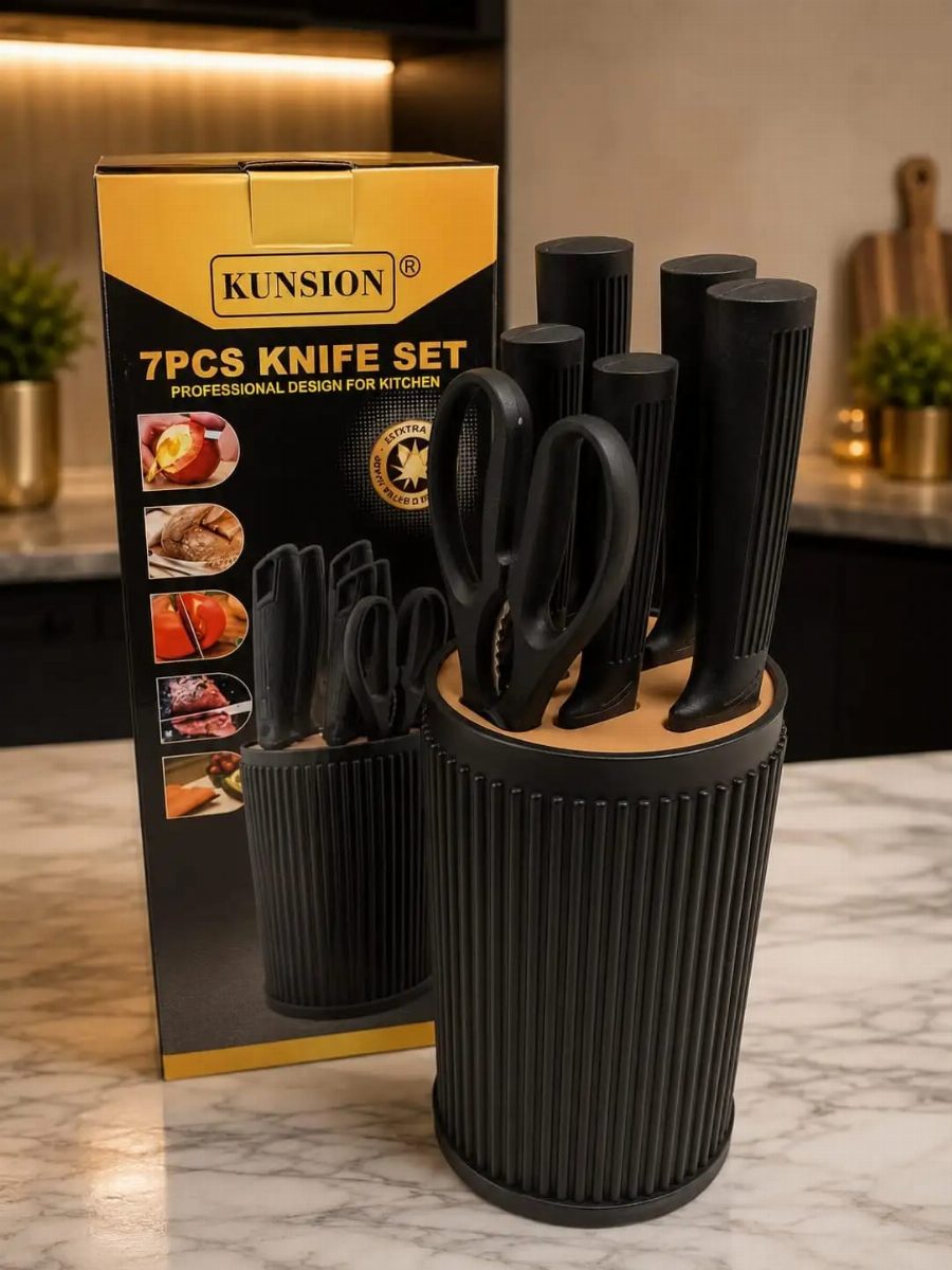 KIT FACA + TESOURA - PRETO