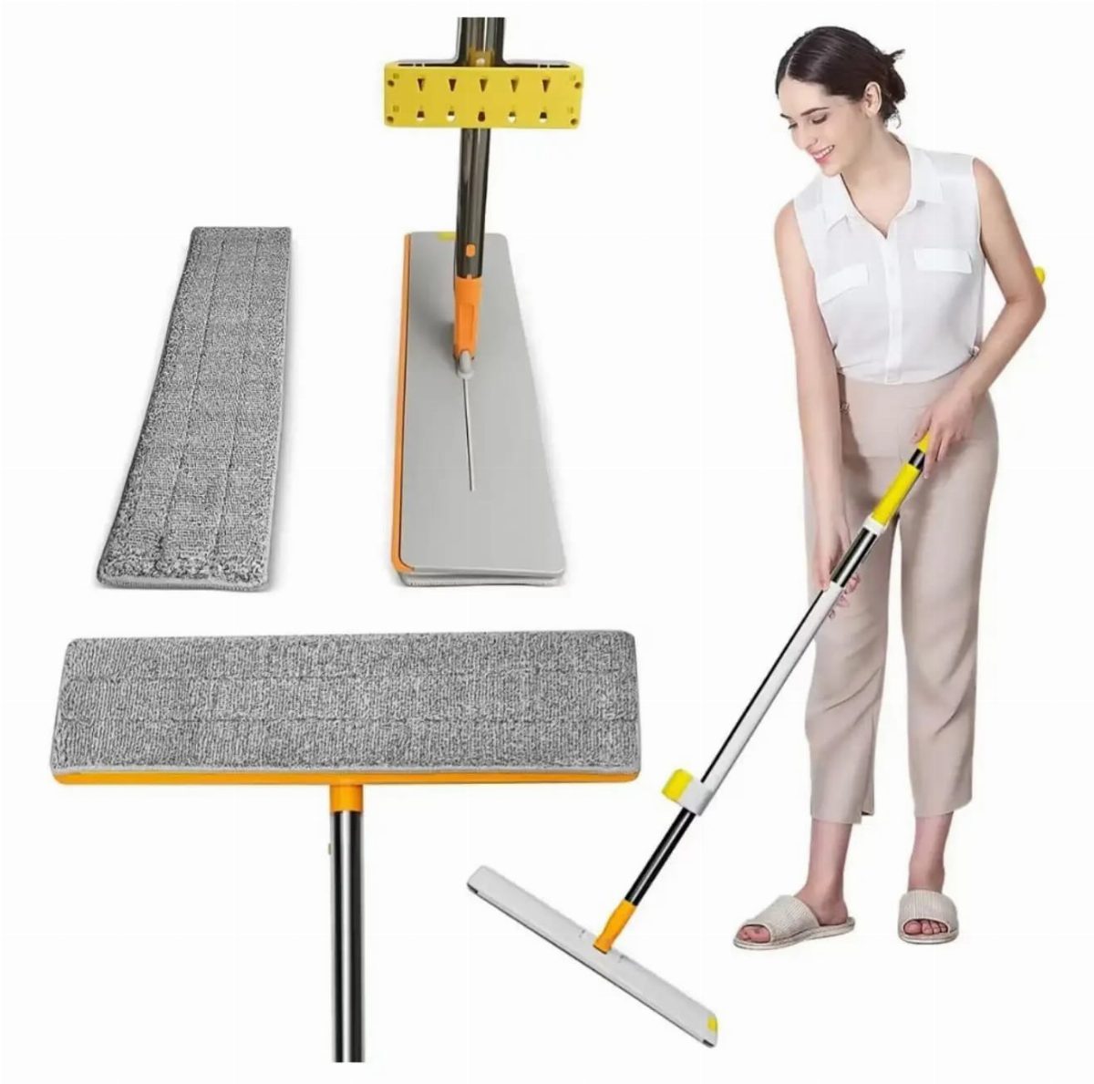 MOP PROFFISONAL AMARELO/CINZA