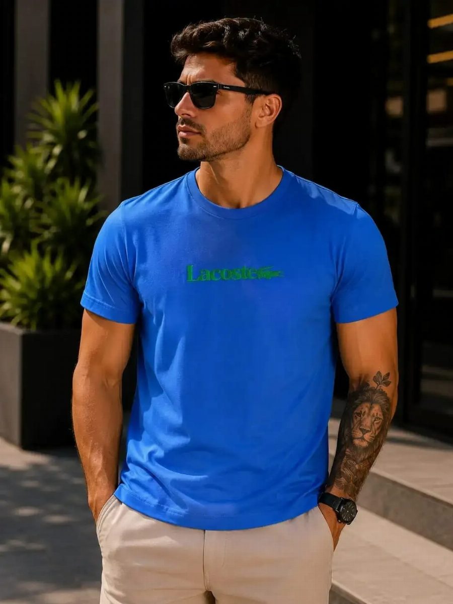 CAMISA LACOSTE 30.1 - AZUL