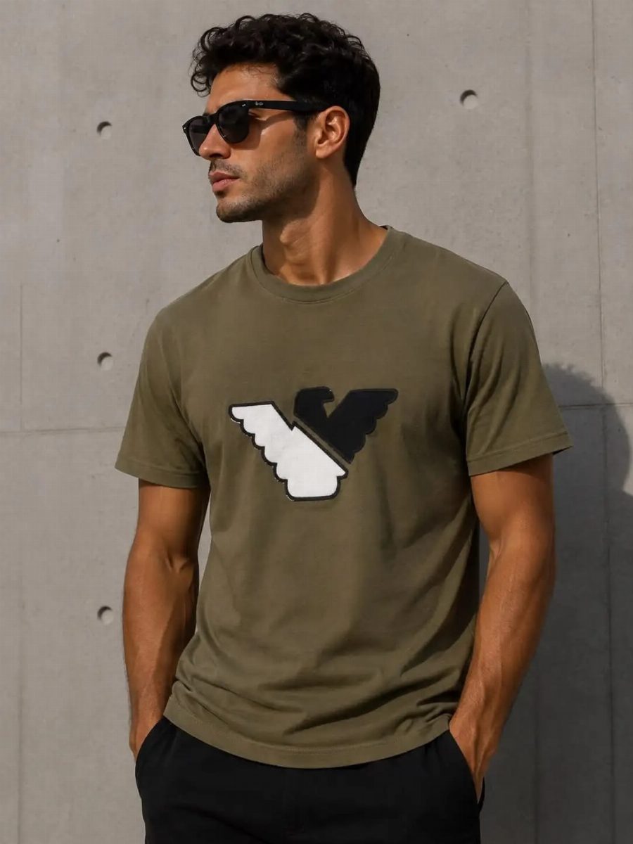 CAMISA 30.1 ARMANI - VERDE OLIVA