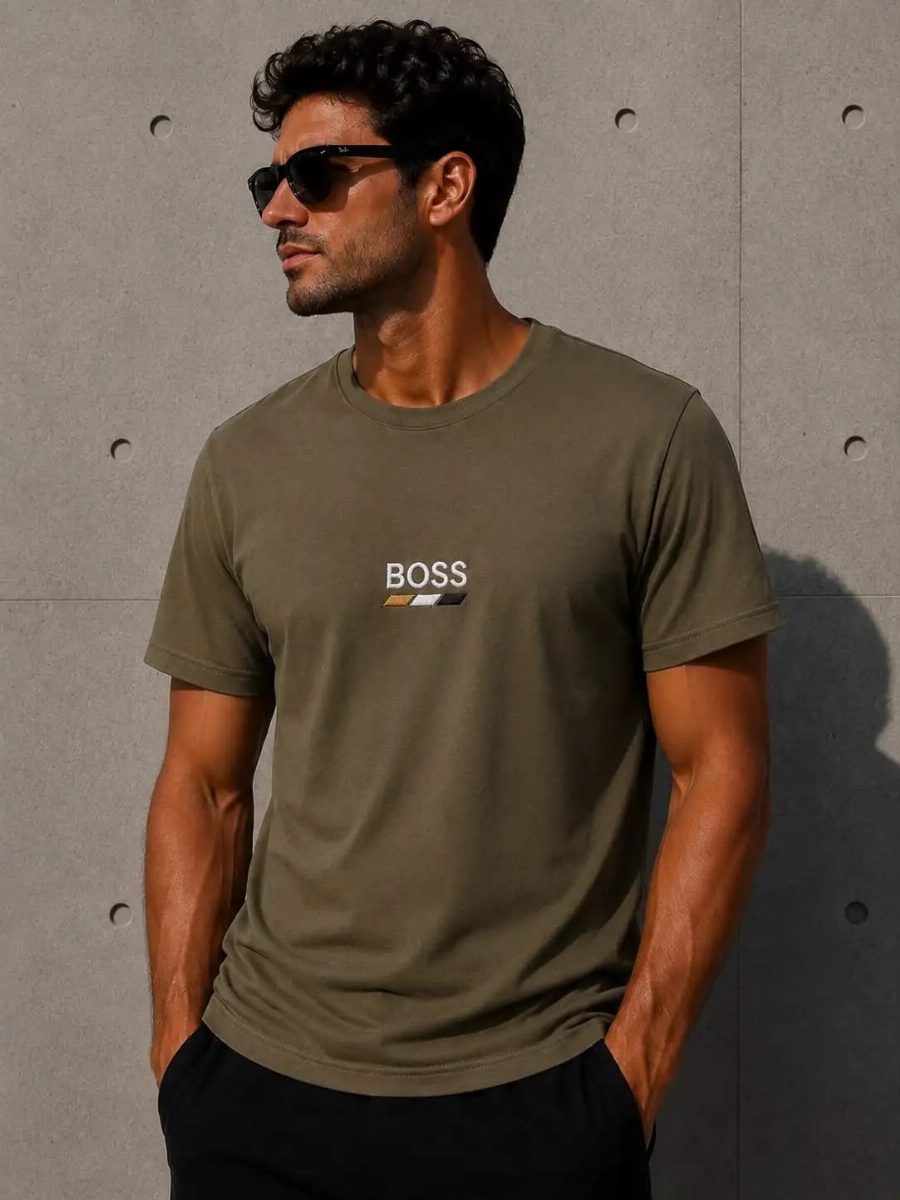 CAMISA 30.1 BOSS - VERDE OLIVA
