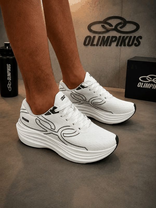 OLYMPIKUS CORRE MAX II - OFF/CINZA