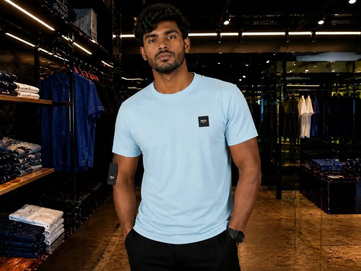 CAMISA BOSS 40.1 - AZUL BB