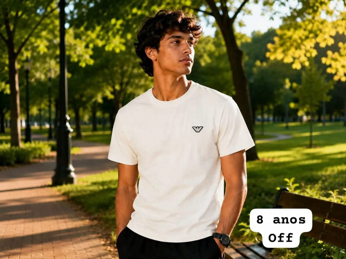 CAMISA INFANTIL ARMANI- OFF WHITE