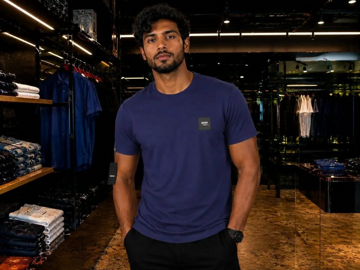 CAMISA BOSS 40.1 - AZUL MARINHO