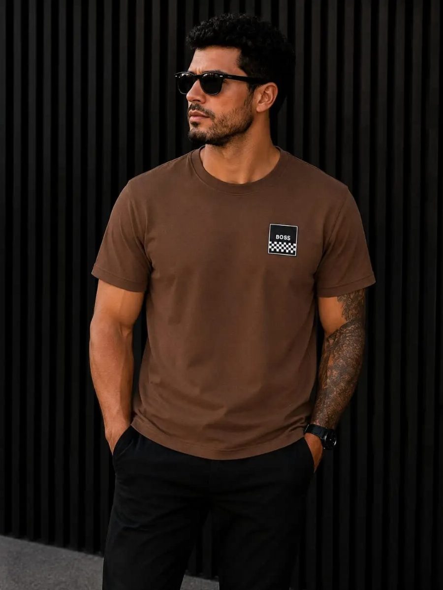 CAMISA BOSS 40.1 - CAFÉ