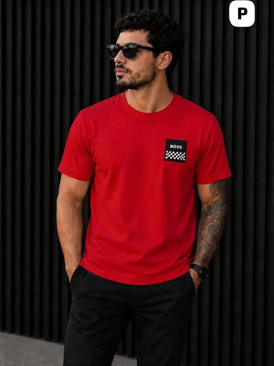 CAMISA BOSS 40.1 - VERMELHO