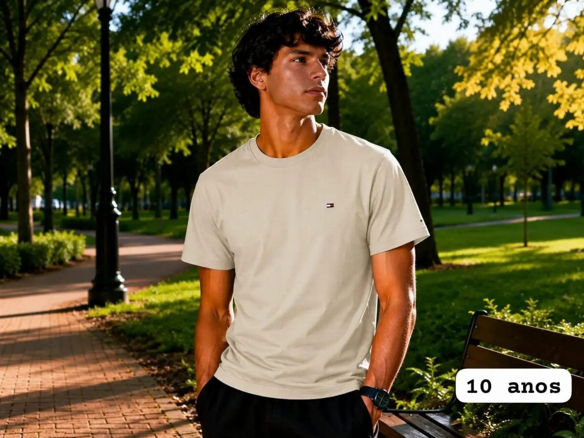 CAMISA INFANTIL TOMMY - BEGE