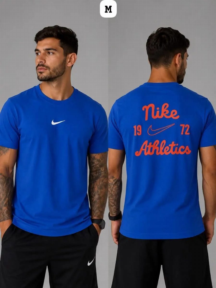 CAMISA STREET NIKE ATHLETICS - AZUL