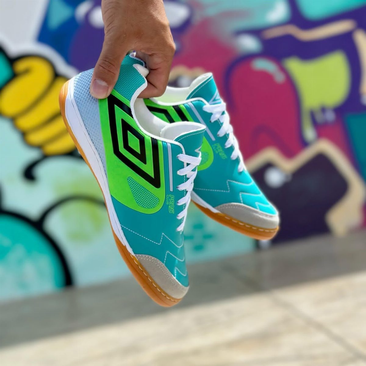 CHUTEIRA FUTSAL - VERDE ÁGUA