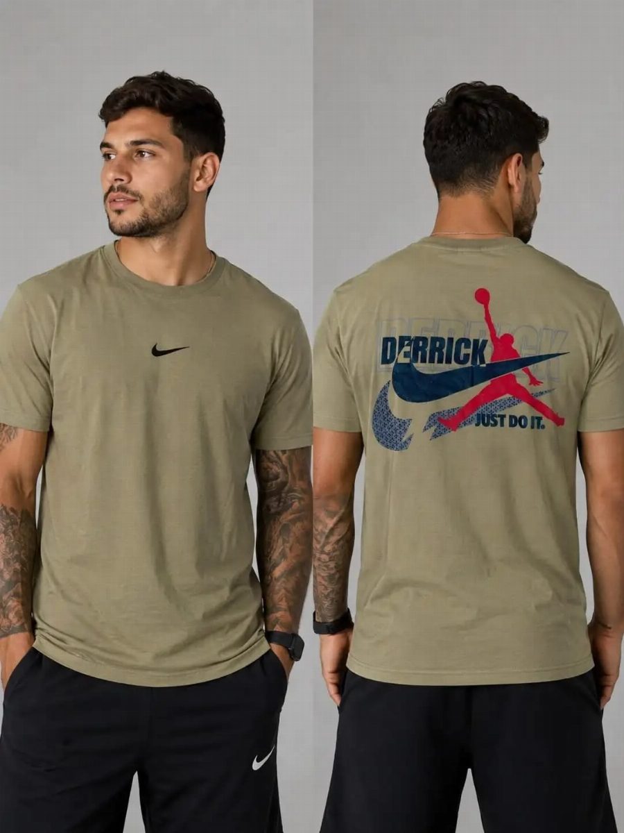 CAMISA STREET NIKE ATHLETICS - KHAKI