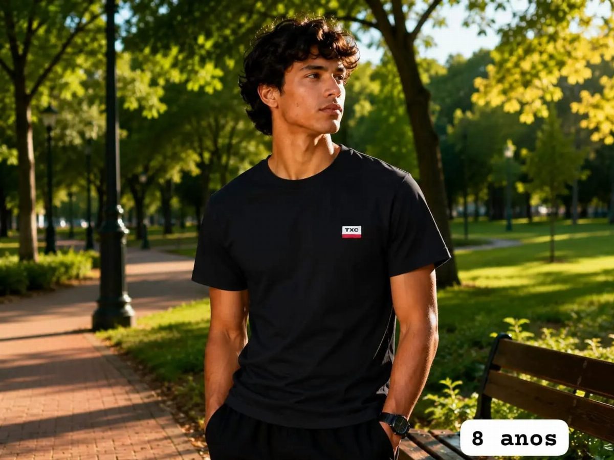 CAMISA INFANTIL TXC - PRETO