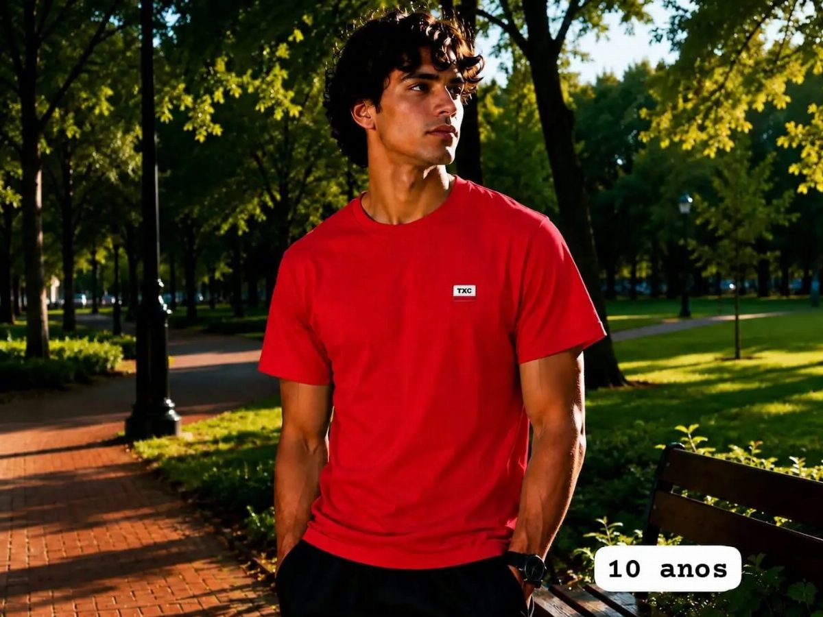 CAMISA INFANTIL TXC - VERMELHO