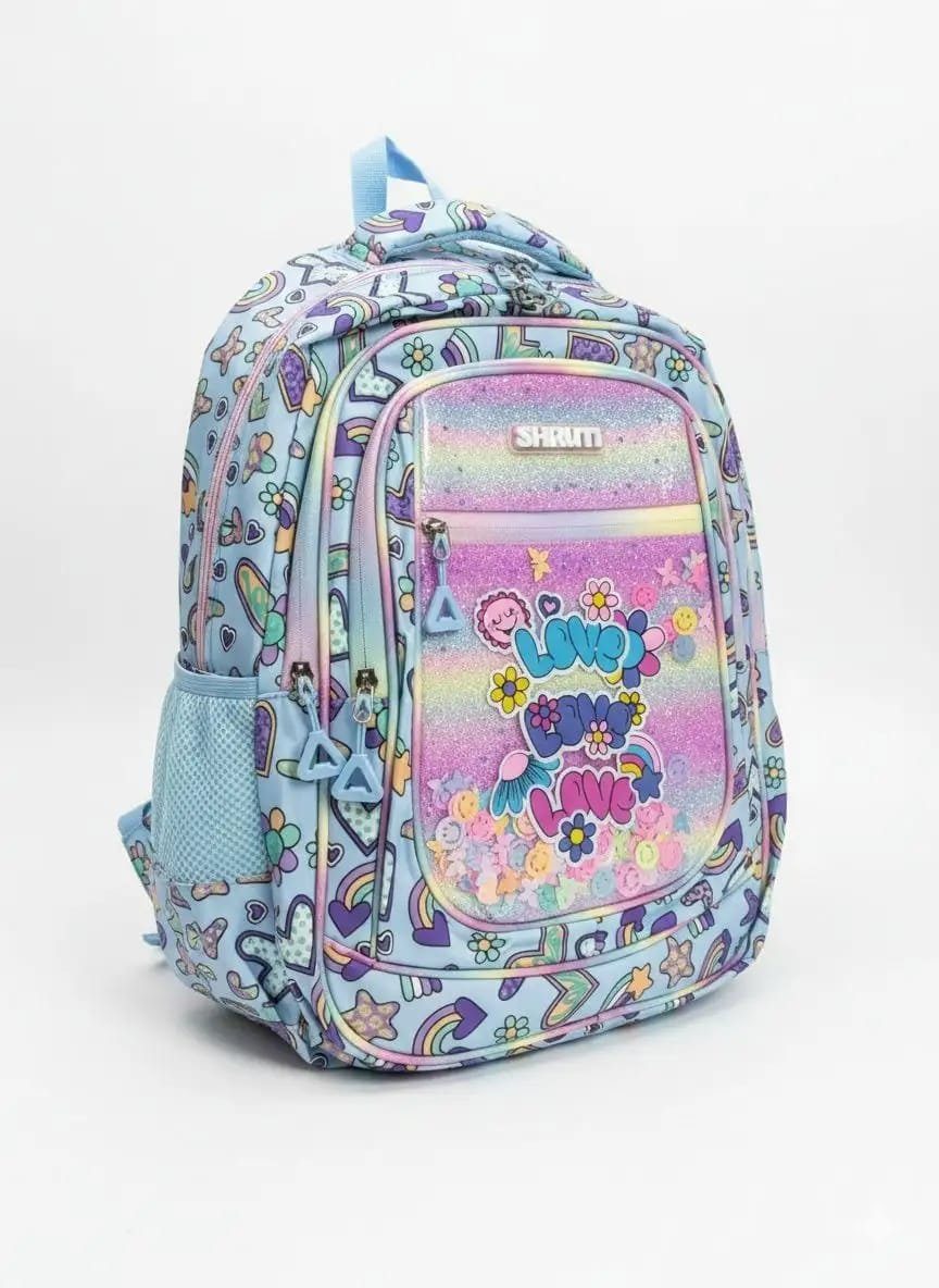 MOCHILA FEMININA JUVENIL SHRUTI - AZUL BB