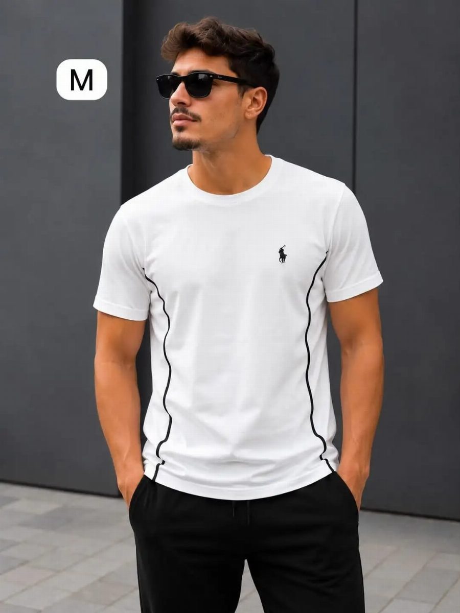 CAMISA 30.1 POLO - BRANCO/PRETO