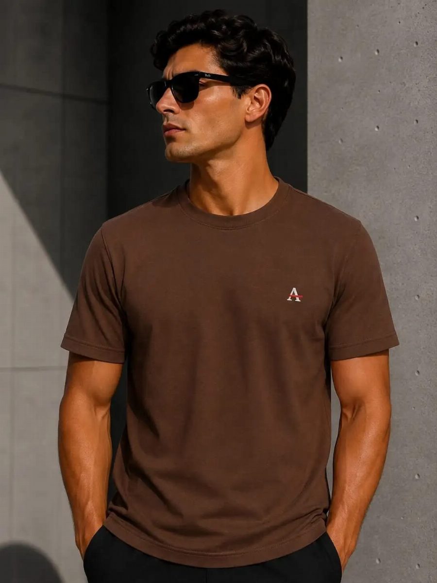 CAMISA PERUANA ARAMIS - CAFÉ