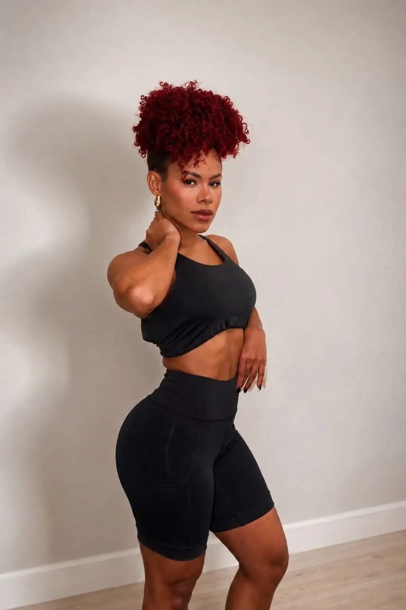 CONJUNTO FITNESS FEMININO - PRETO