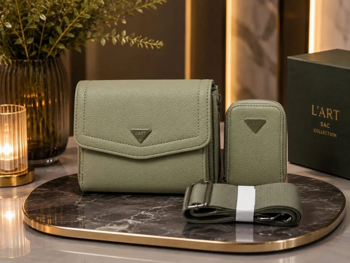 KIT BOLSA + CARTEIRA LART - VERDE