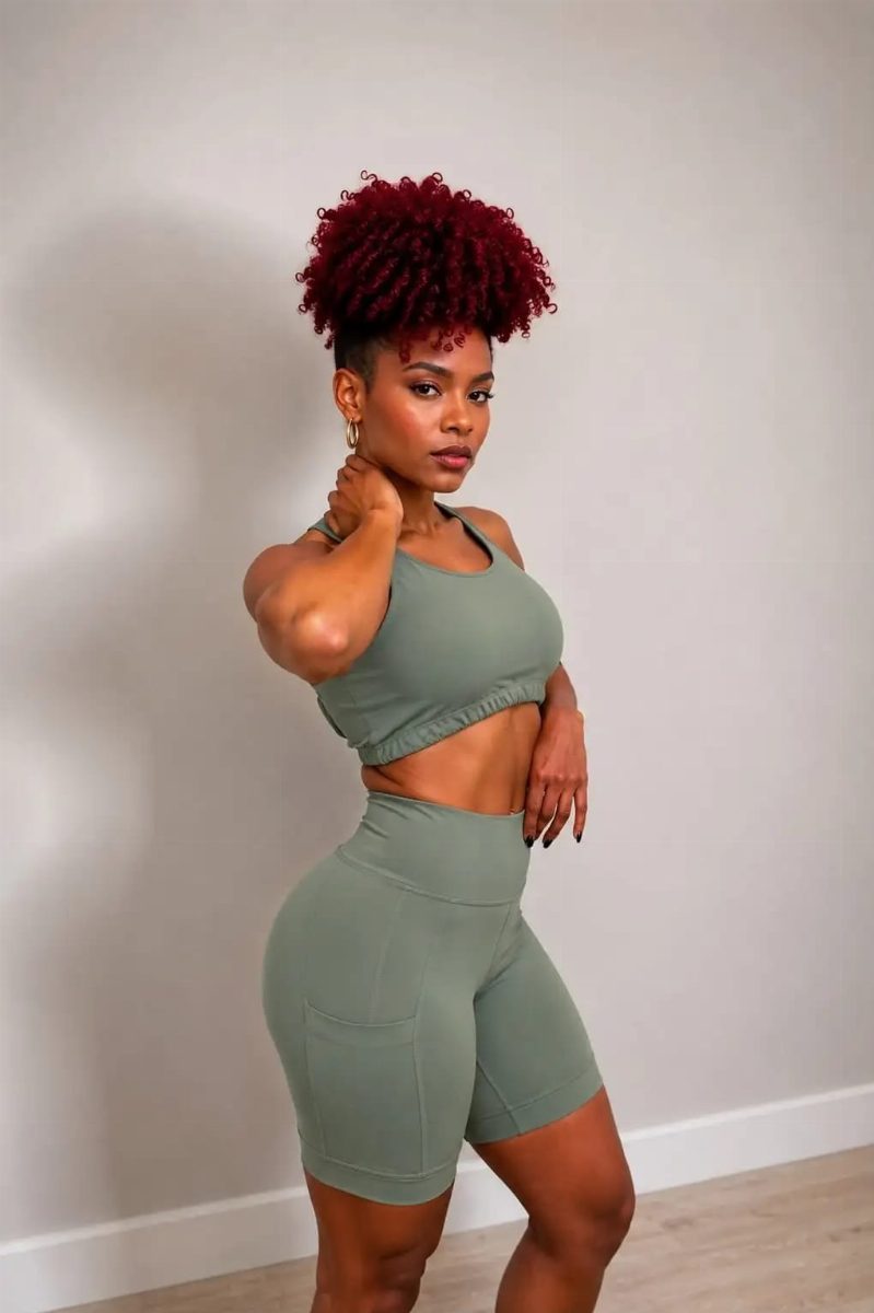 CONJUNTO FITNESS FEMININO – VERDE