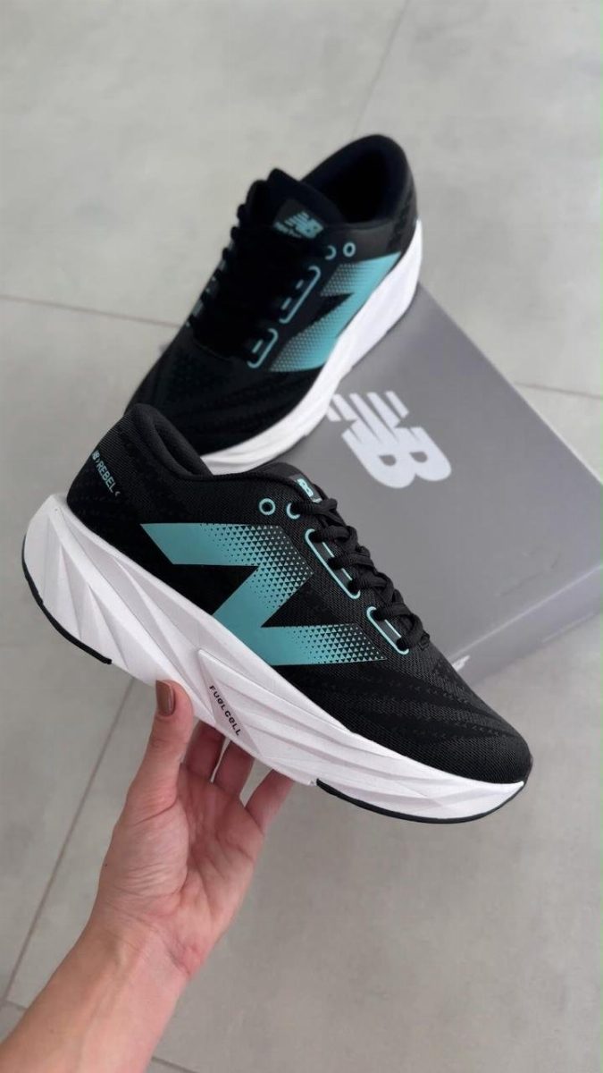 NEW BALANCE REBEL FC - PRETO/VERDE/BCO