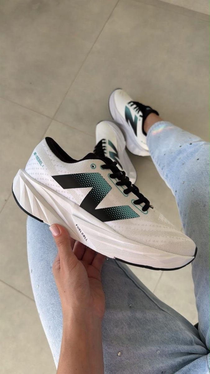 NEW BALANCE REBEL FC - BRANCO/VERDE/PRETO