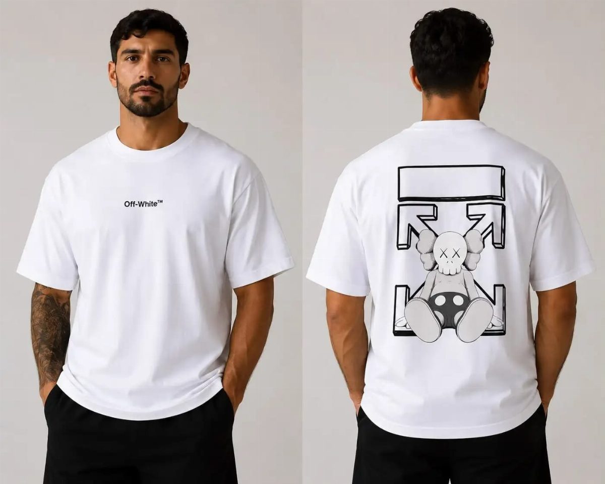 CAMISA OVERSIZED OFF WHITE MASCULINA - BRANCO II