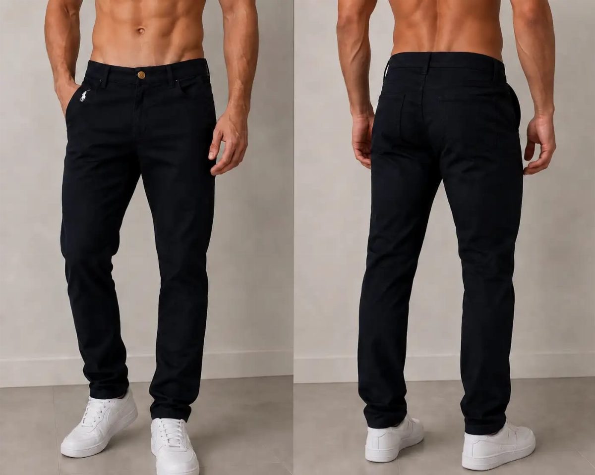 CALÇA SLIM PREMIUM POLO - PRETA 01