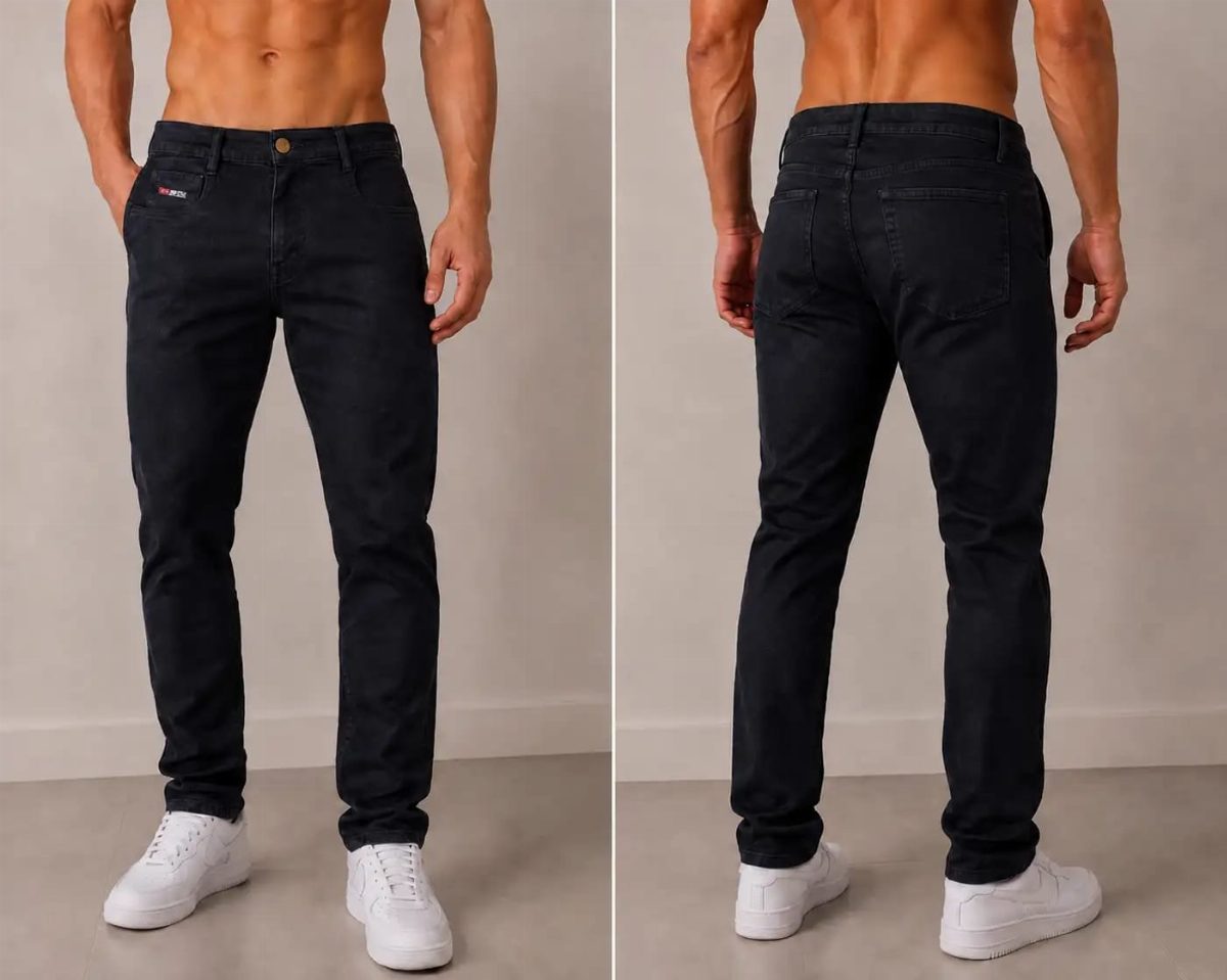 CALÇA SLIM PREMIUM DIESEL - PRETA 01
